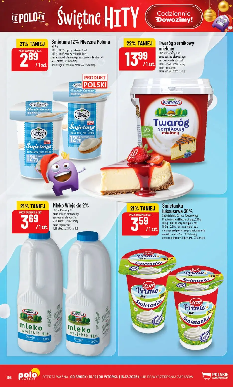 gazetka promocyjna POLOmarket Świętna loteria - Strona 36