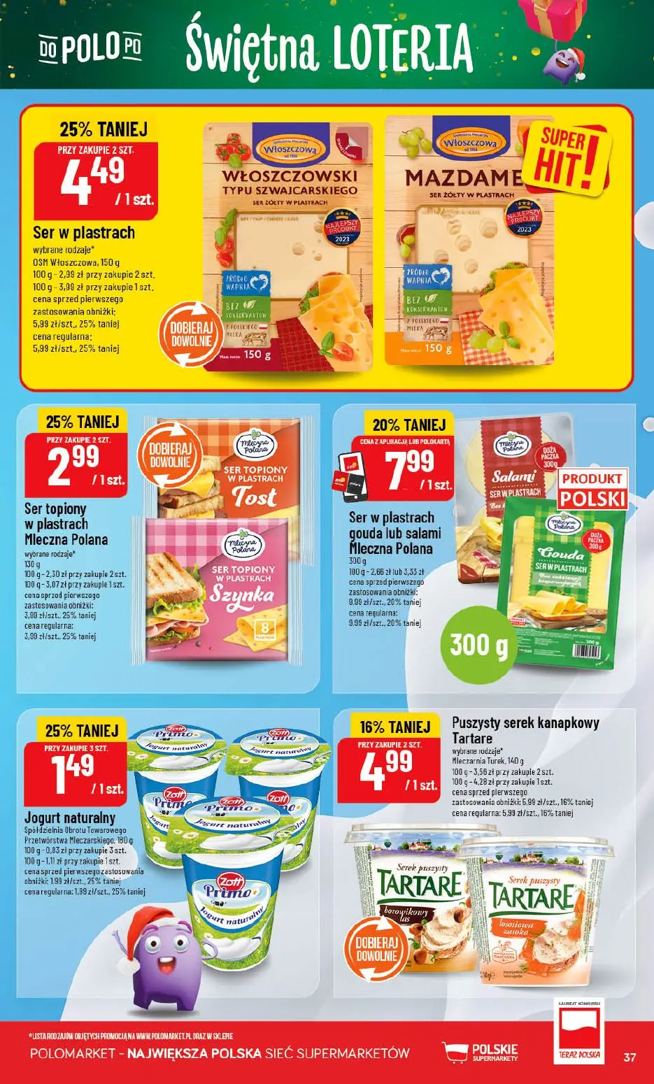 gazetka promocyjna POLOmarket Świętna loteria - Strona 37