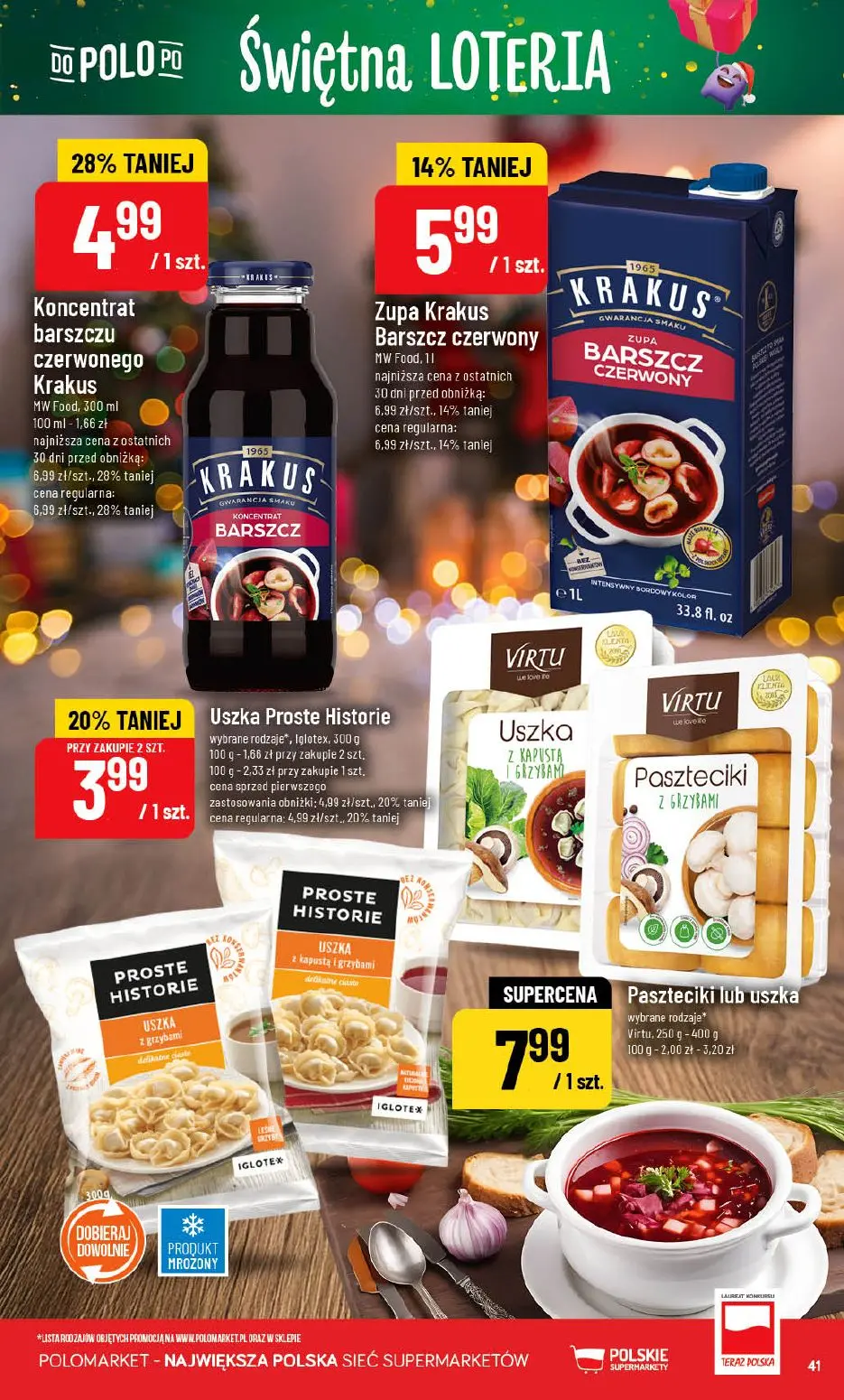 gazetka promocyjna POLOmarket Świętna loteria - Strona 41