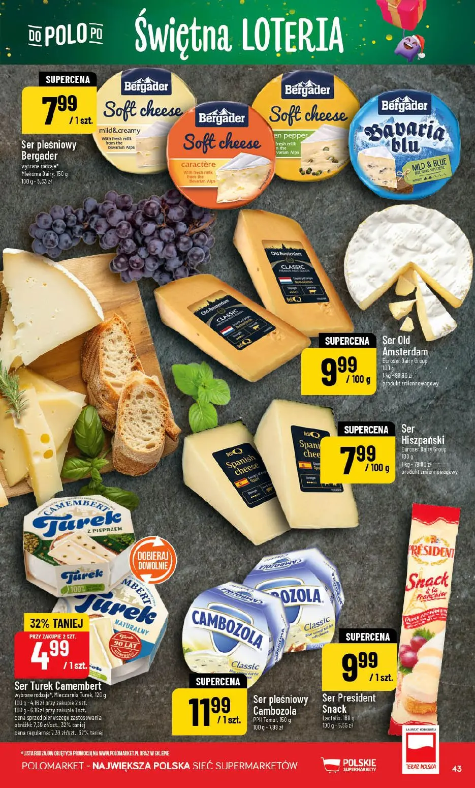 gazetka promocyjna POLOmarket Świętna loteria - Strona 43
