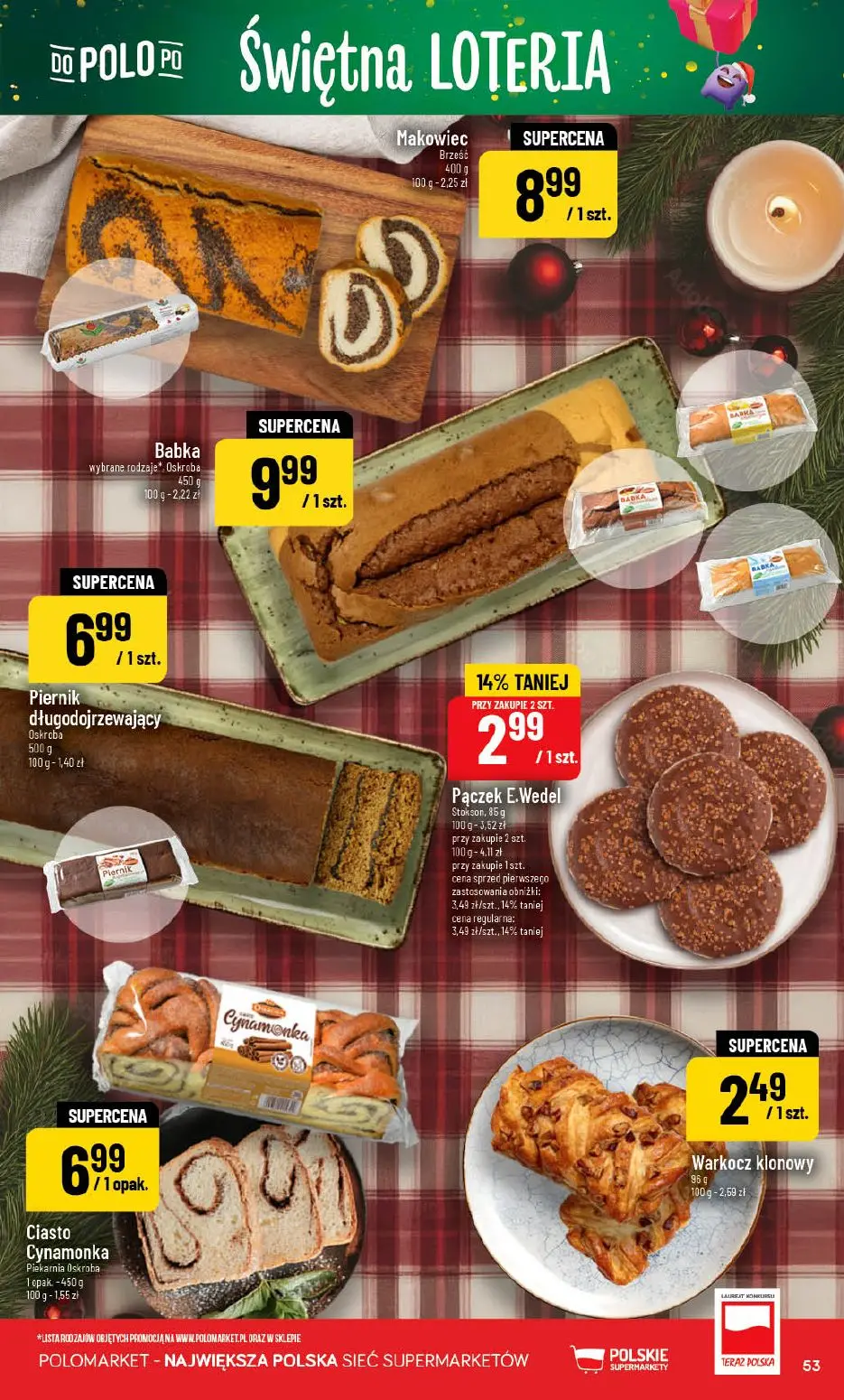 gazetka promocyjna POLOmarket Świętna loteria - Strona 53