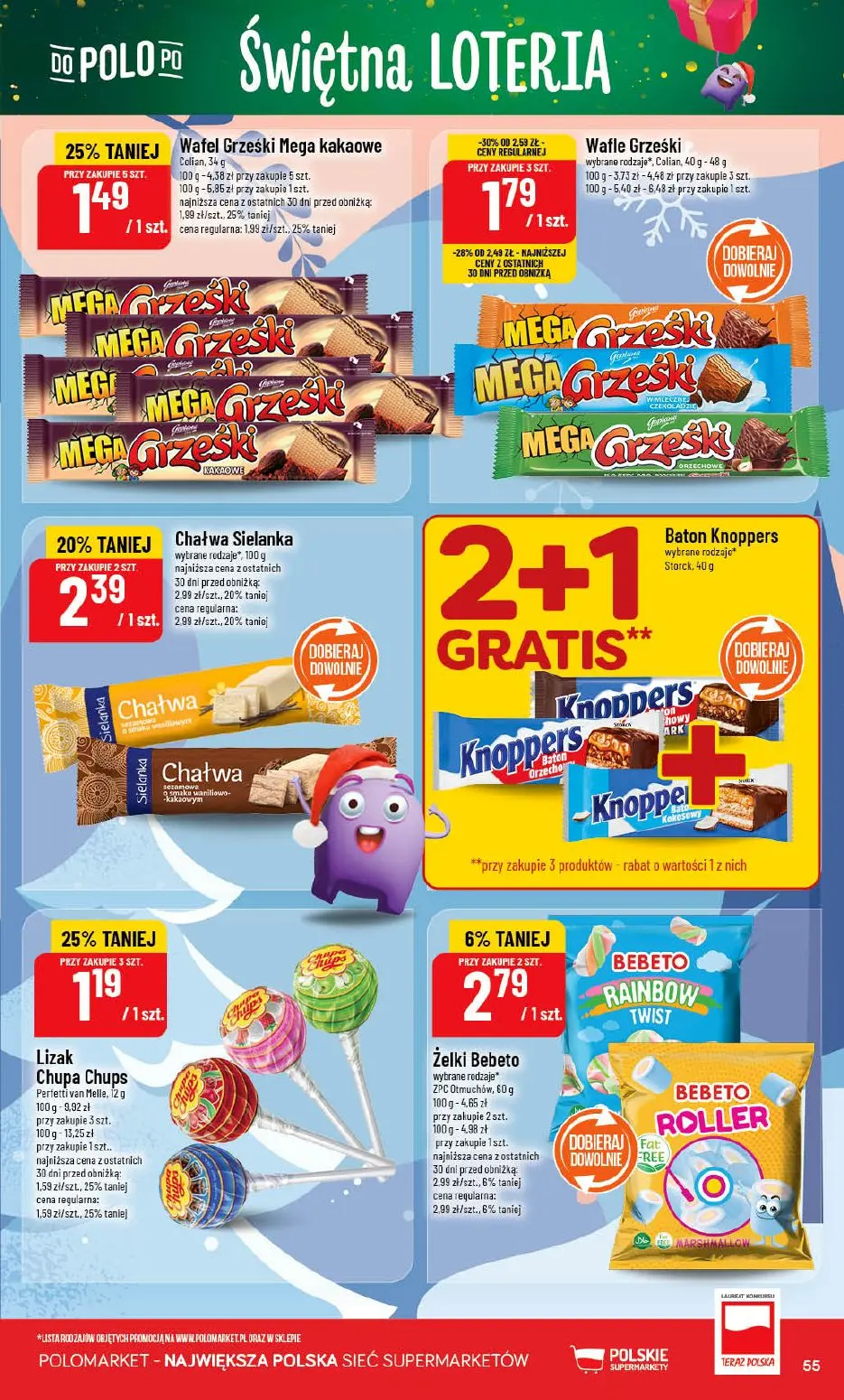 gazetka promocyjna POLOmarket Świętna loteria - Strona 55