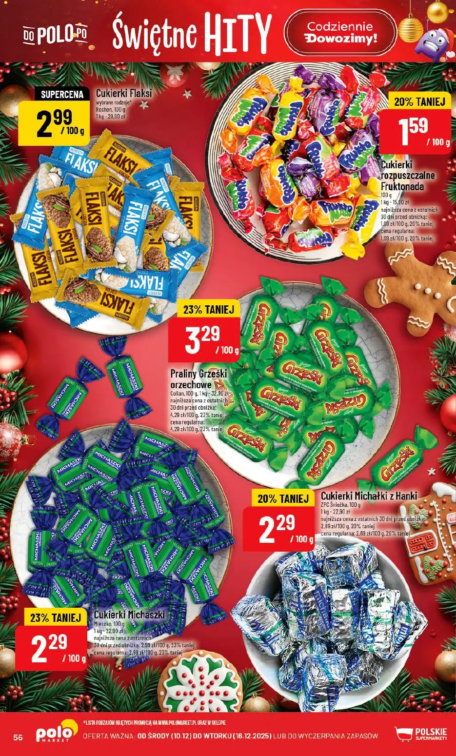 gazetka promocyjna POLOmarket Świętna loteria - Strona 56