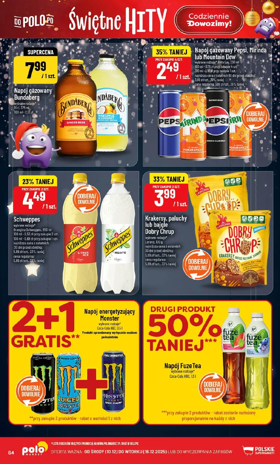gazetka promocyjna POLOmarket Świętna loteria - Strona 64