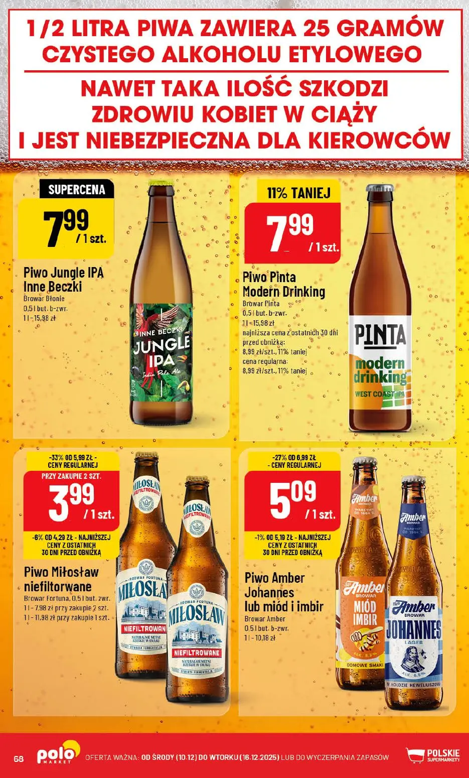 gazetka promocyjna POLOmarket Świętna loteria - Strona 68