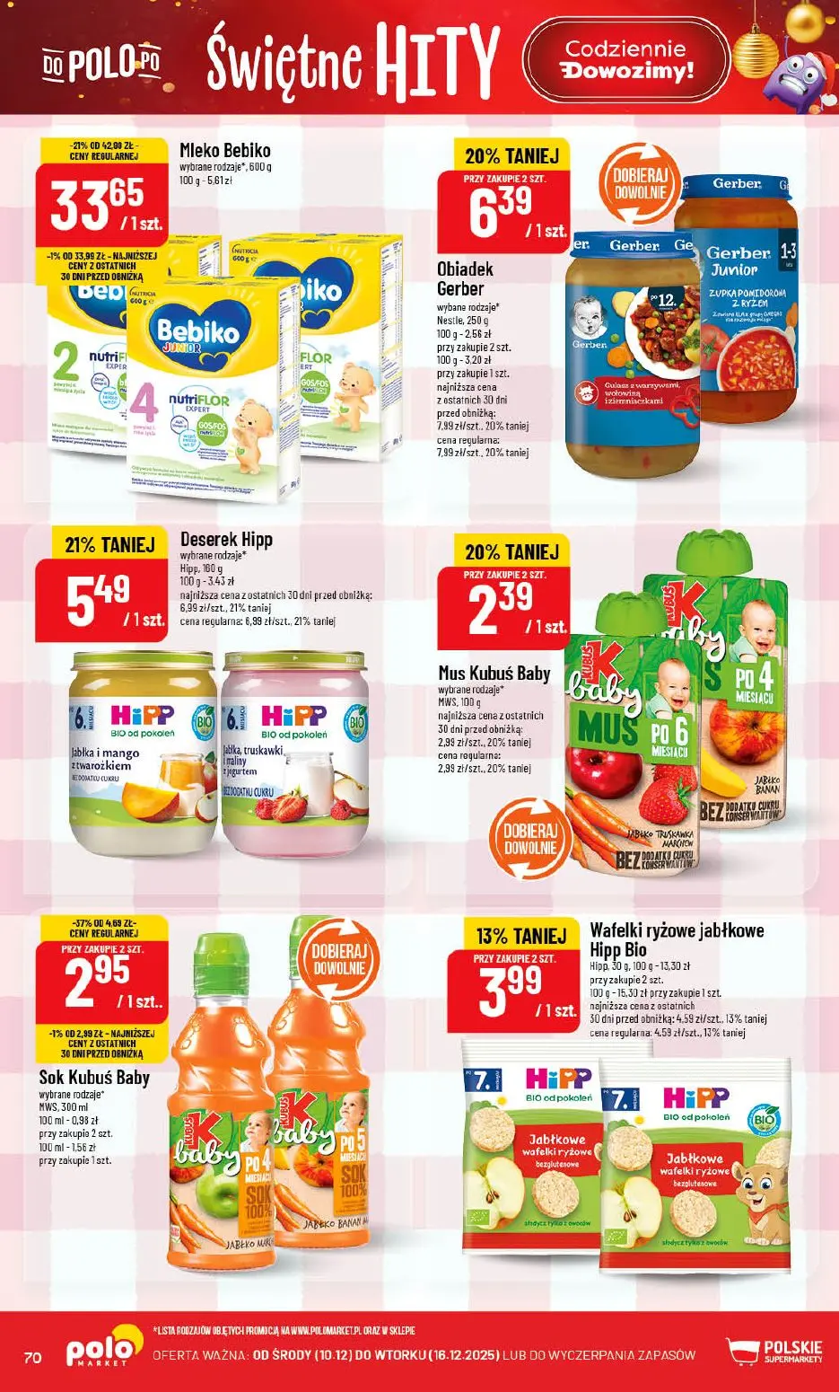 gazetka promocyjna POLOmarket Świętna loteria - Strona 70