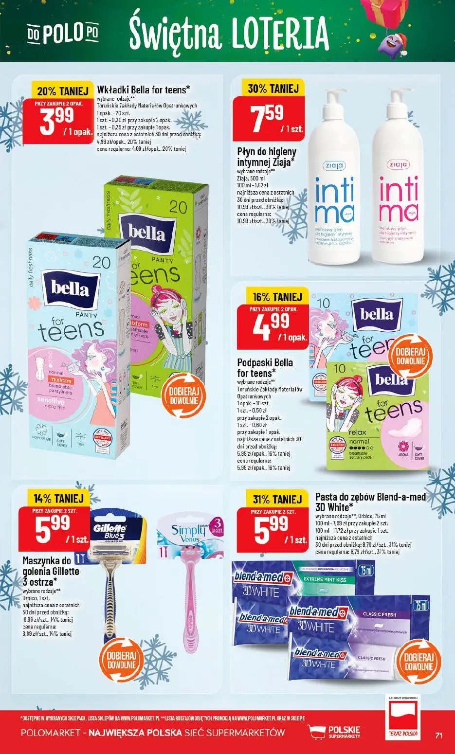 gazetka promocyjna POLOmarket Świętna loteria - Strona 71