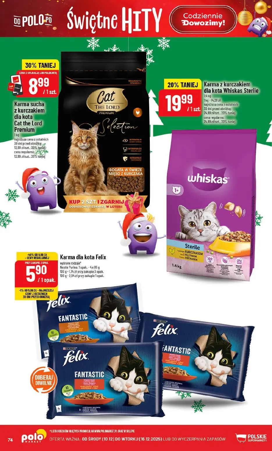 gazetka promocyjna POLOmarket Świętna loteria - Strona 74