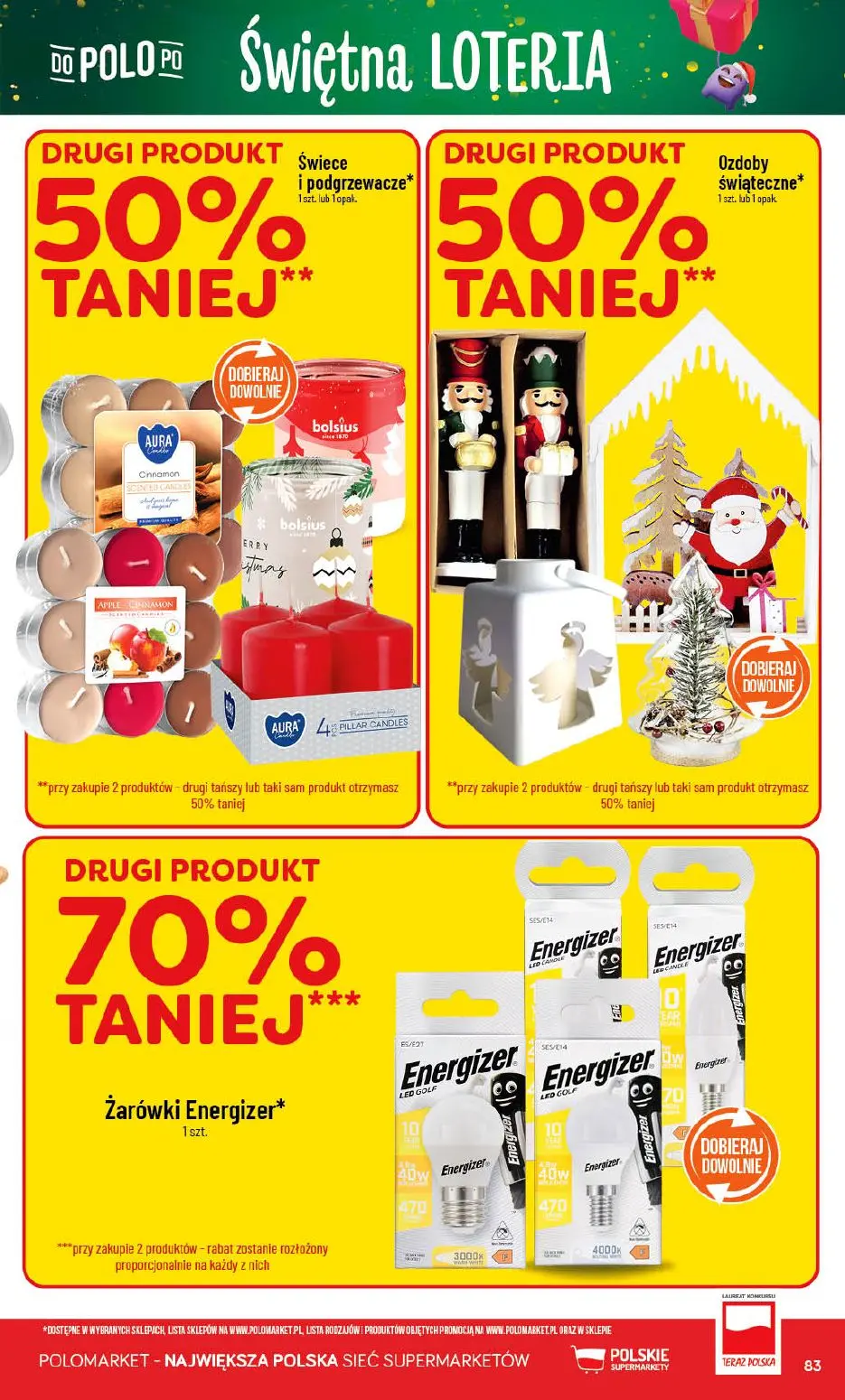 gazetka promocyjna POLOmarket Świętna loteria - Strona 83
