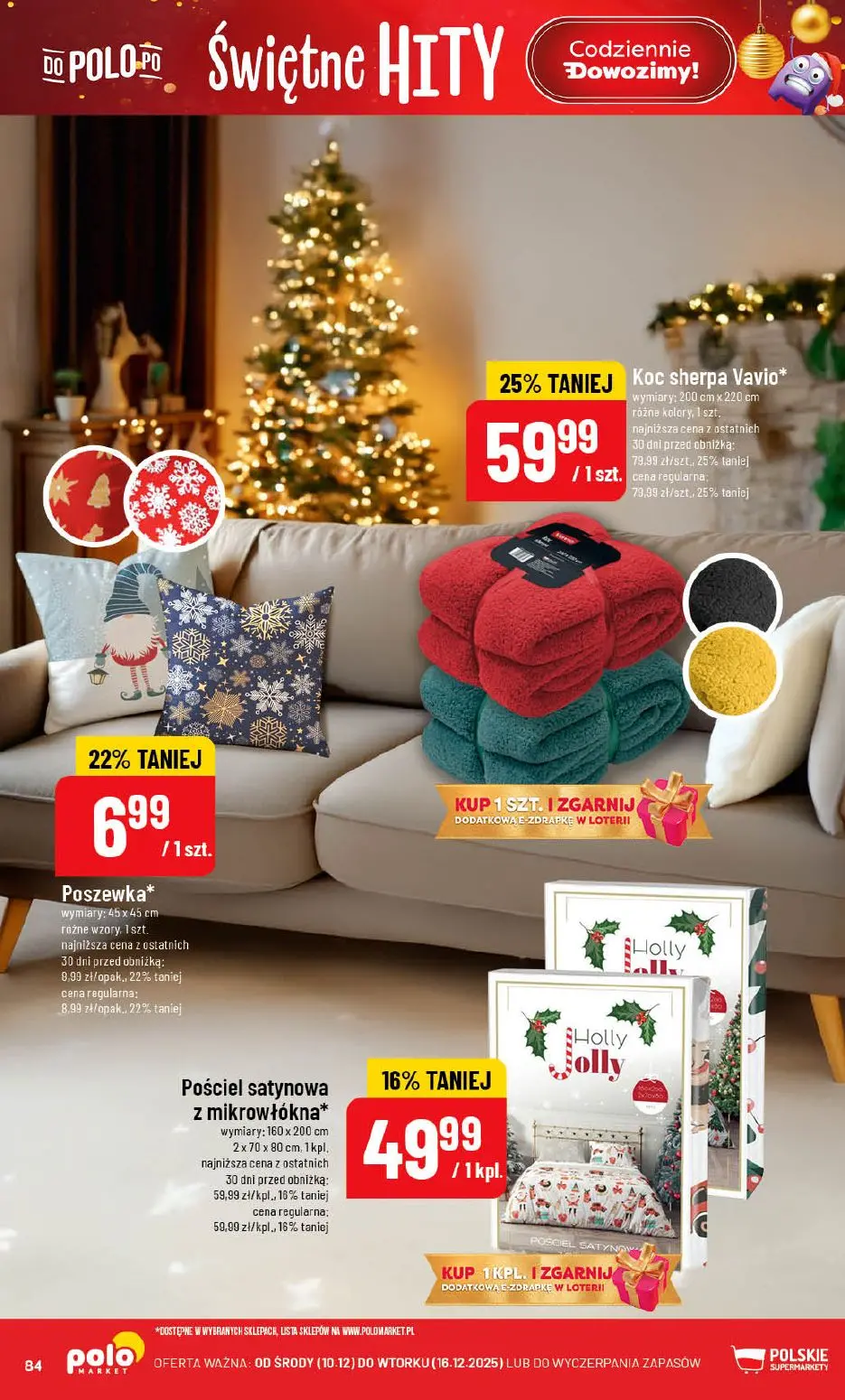gazetka promocyjna POLOmarket Świętna loteria - Strona 84