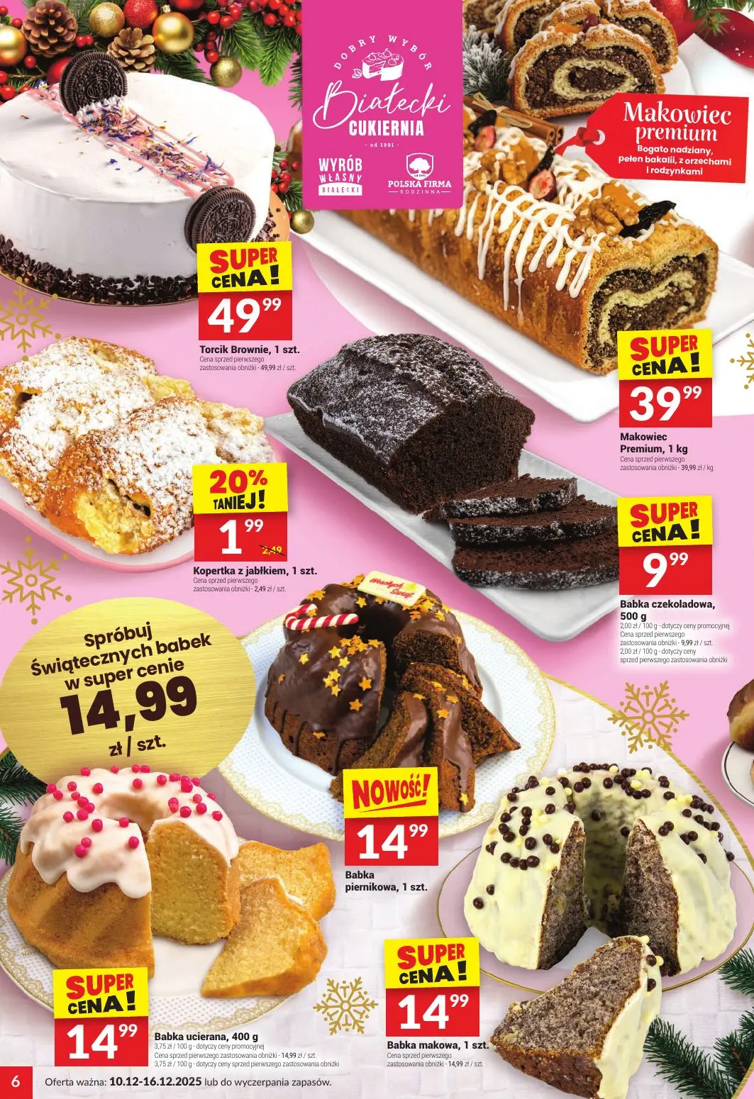 gazetka promocyjna Twój Market Przygotuj się na wigilijny stół! - Strona 6