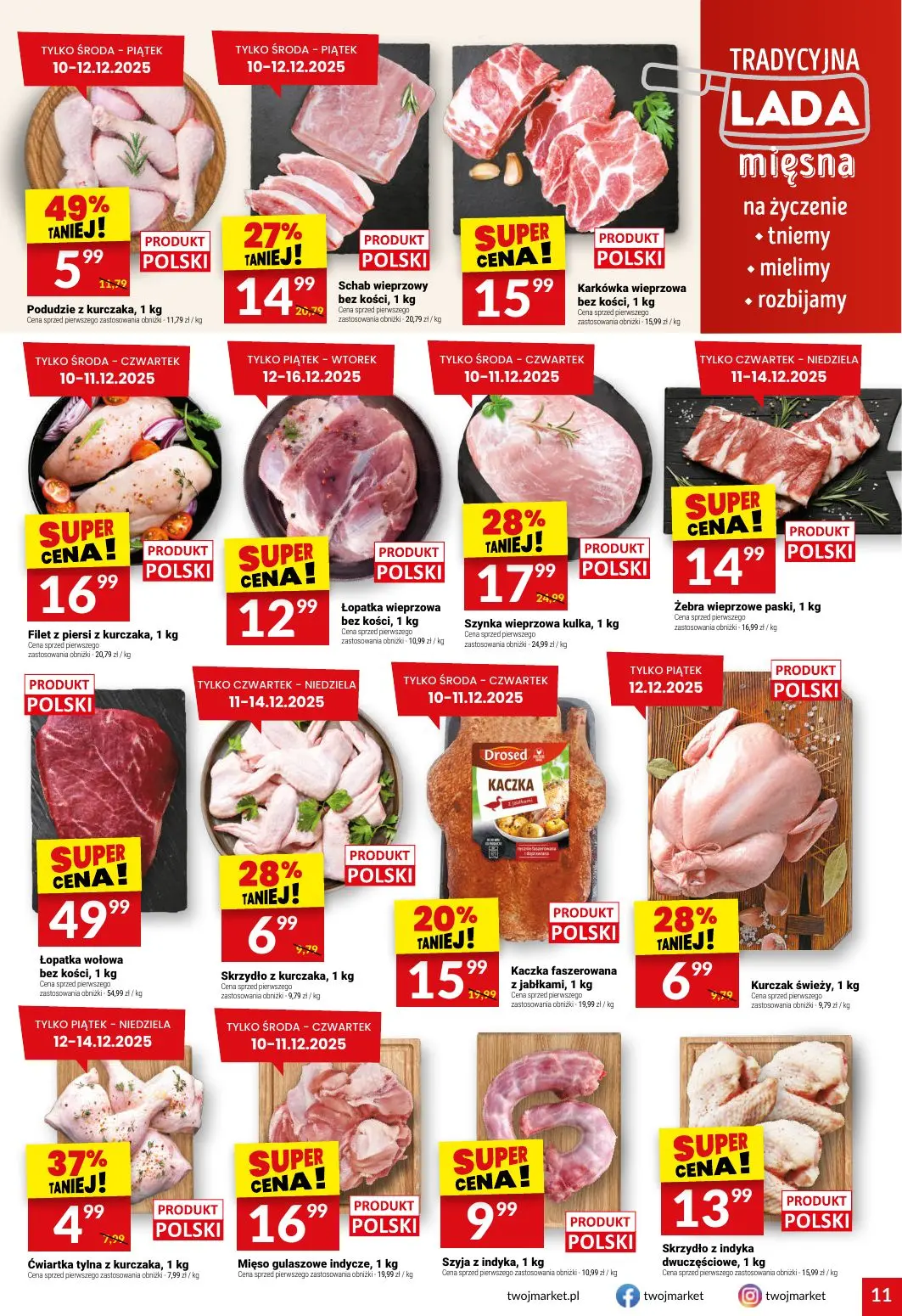 gazetka promocyjna Twój Market Przygotuj się na wigilijny stół! - Strona 11