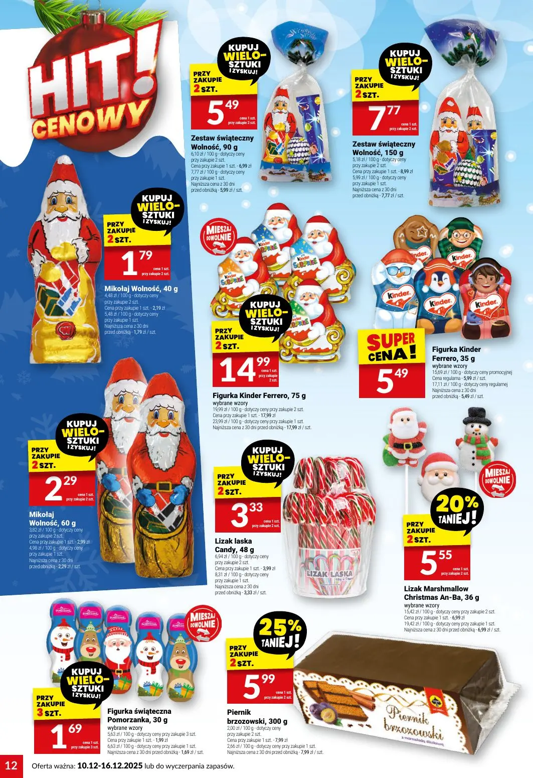 gazetka promocyjna Twój Market Przygotuj się na wigilijny stół! - Strona 12