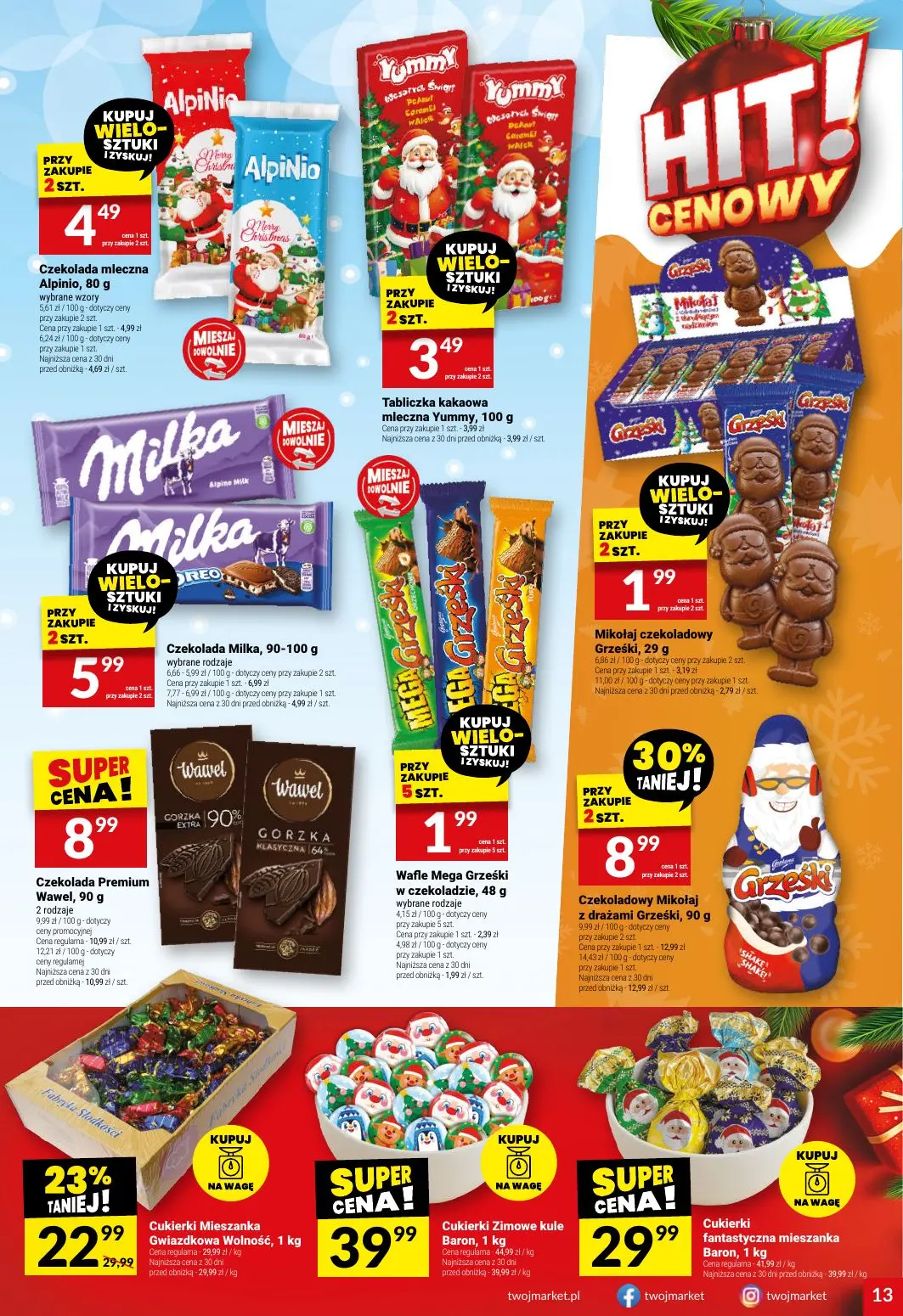 gazetka promocyjna Twój Market Przygotuj się na wigilijny stół! - Strona 13