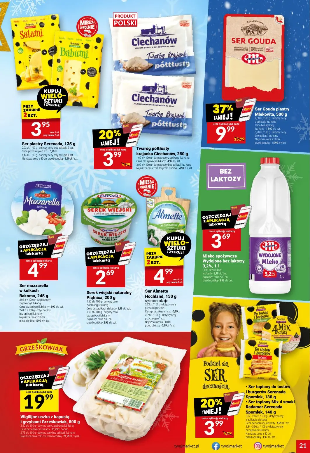 gazetka promocyjna Twój Market Przygotuj się na wigilijny stół! - Strona 21