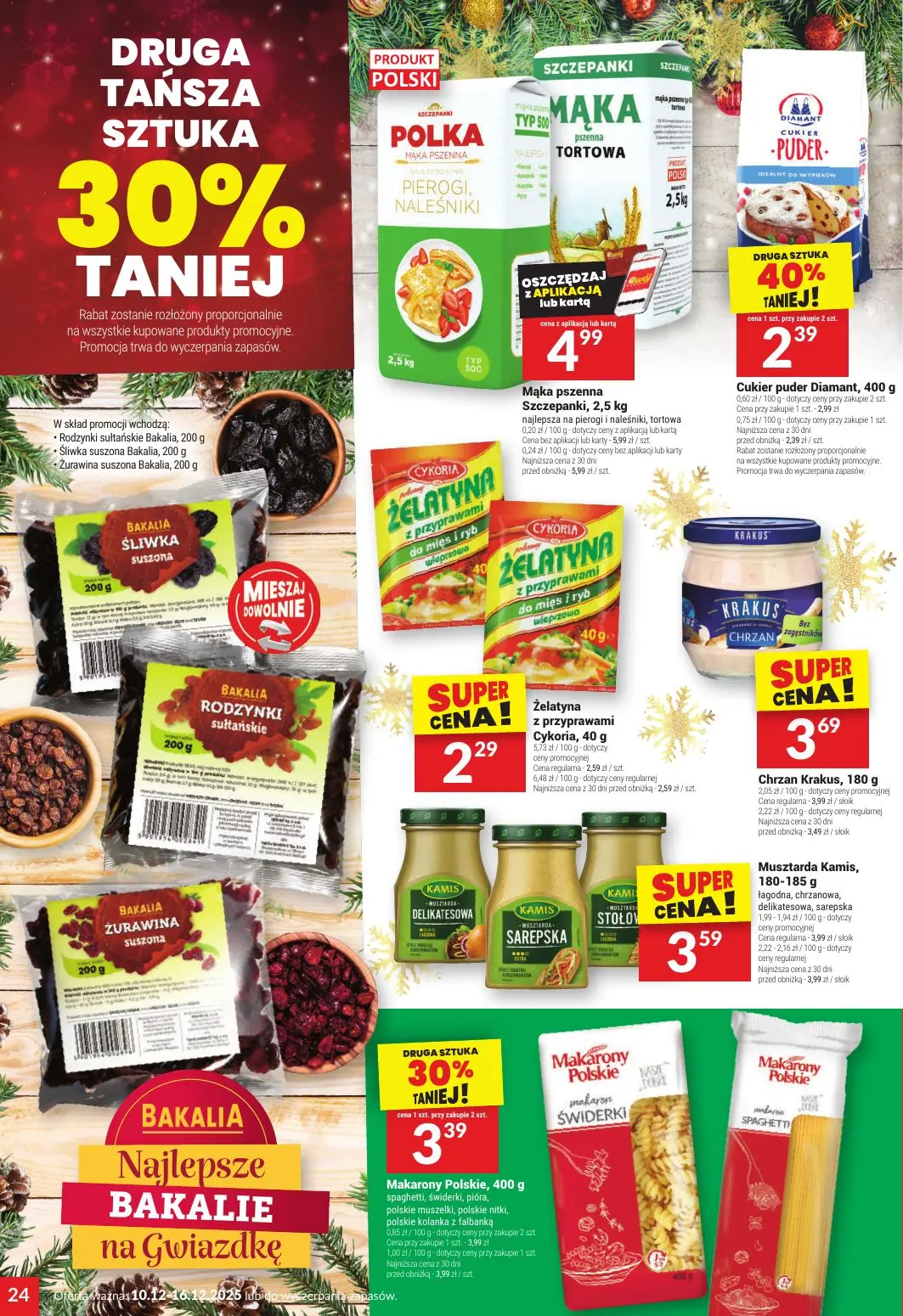 gazetka promocyjna Twój Market Przygotuj się na wigilijny stół! - Strona 24