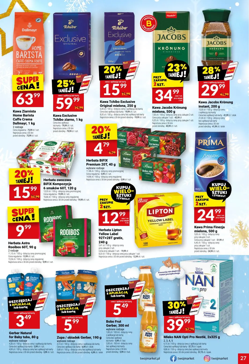 gazetka promocyjna Twój Market Przygotuj się na wigilijny stół! - Strona 27