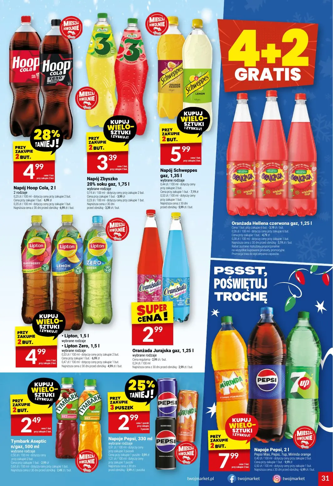 gazetka promocyjna Twój Market Przygotuj się na wigilijny stół! - Strona 31