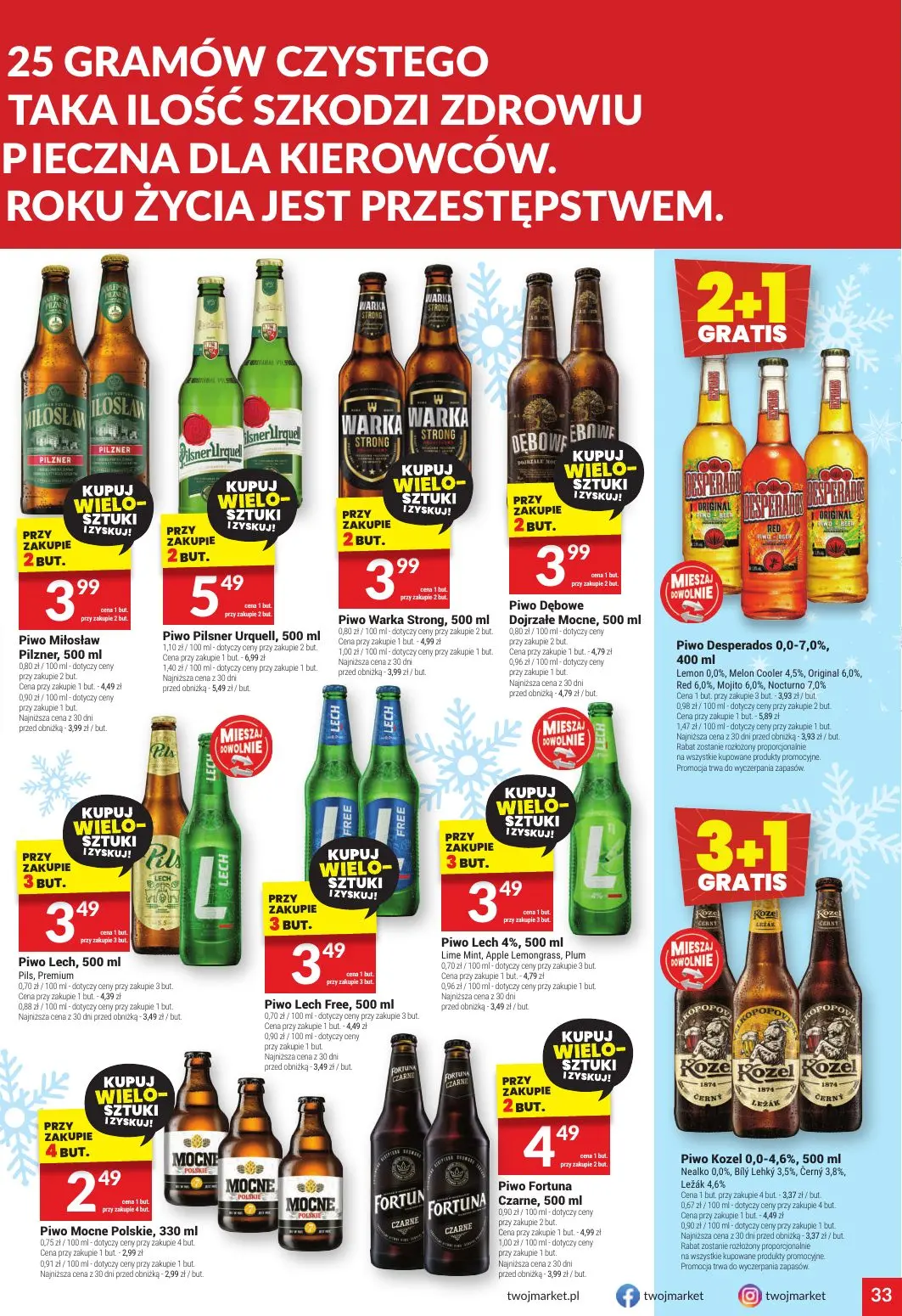 gazetka promocyjna Twój Market Przygotuj się na wigilijny stół! - Strona 33