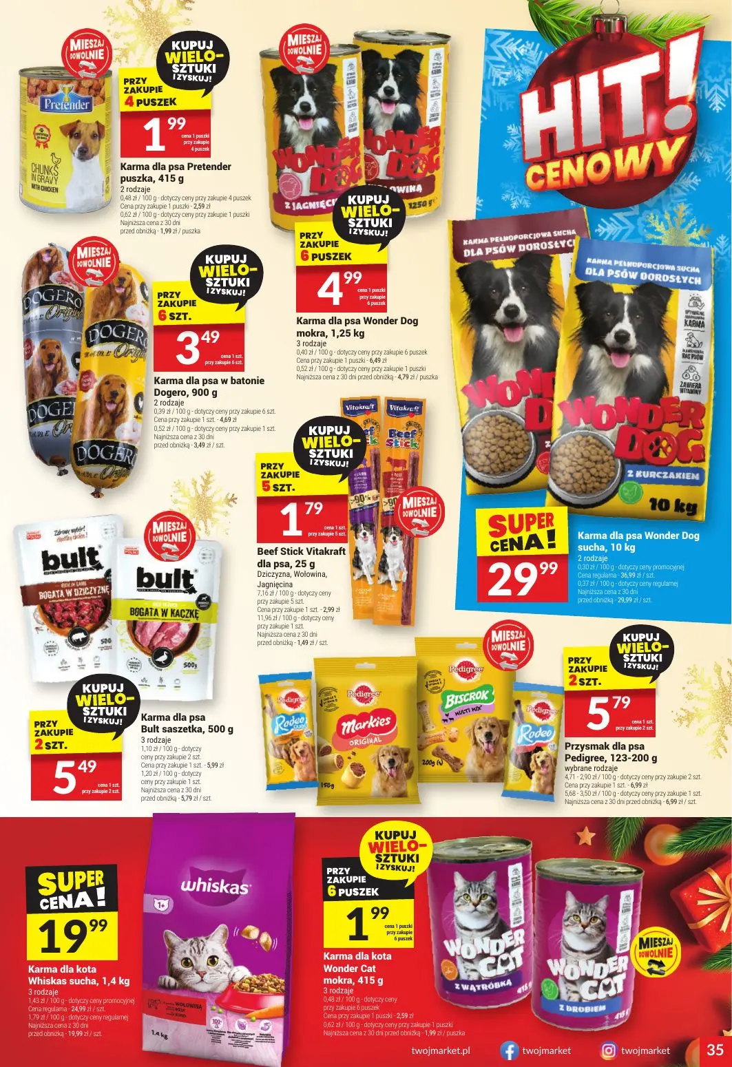 gazetka promocyjna Twój Market Przygotuj się na wigilijny stół! - Strona 35