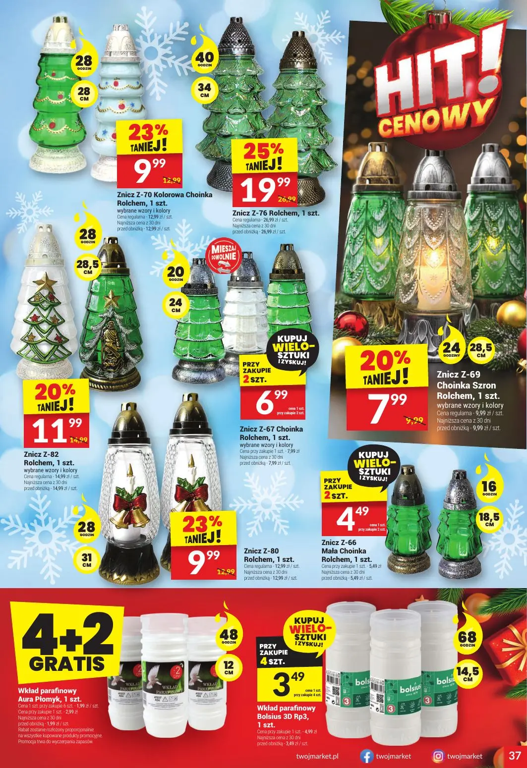 gazetka promocyjna Twój Market Przygotuj się na wigilijny stół! - Strona 37