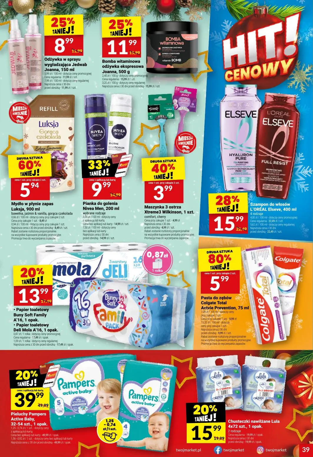 gazetka promocyjna Twój Market Przygotuj się na wigilijny stół! - Strona 39