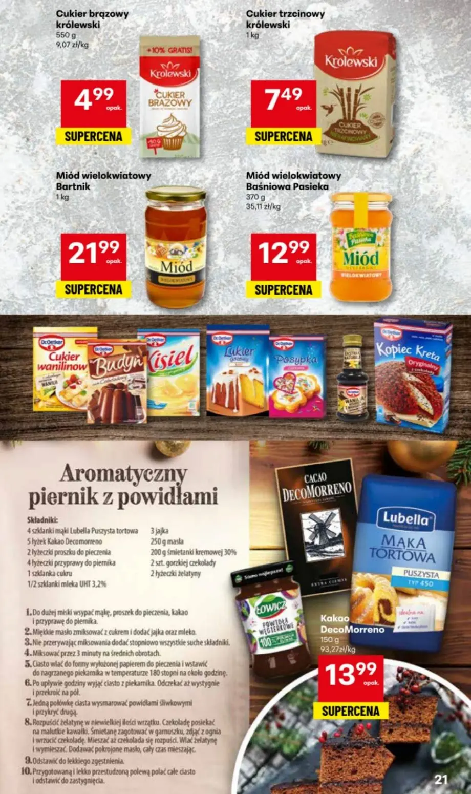gazetka promocyjna Delikatesy Centrum Przepisy na Bliskie Święta - Strona 21