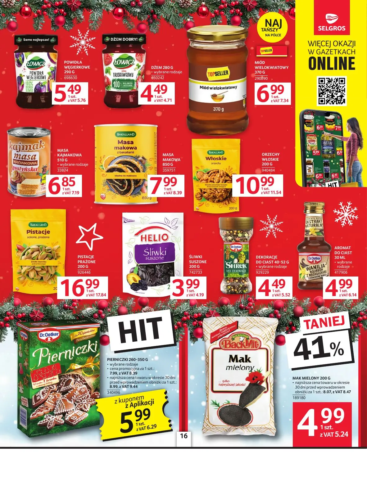 gazetka promocyjna SELGROS Oferta spożywcza - Strona 16