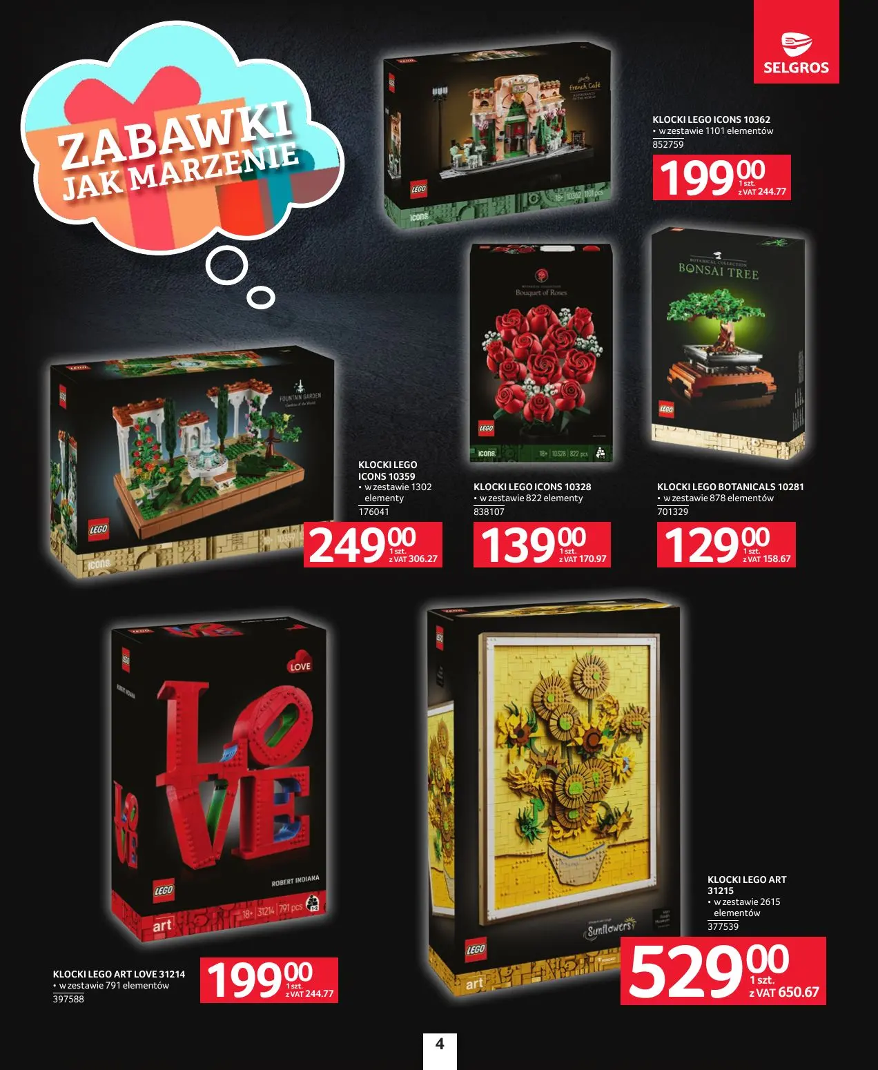 gazetka promocyjna SELGROS Katalog zabawki - Strona 4
