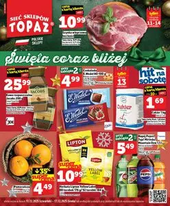 Gazetka promocyjna Topaz, ważna od 2025-12-10 do 2025-12-17.
