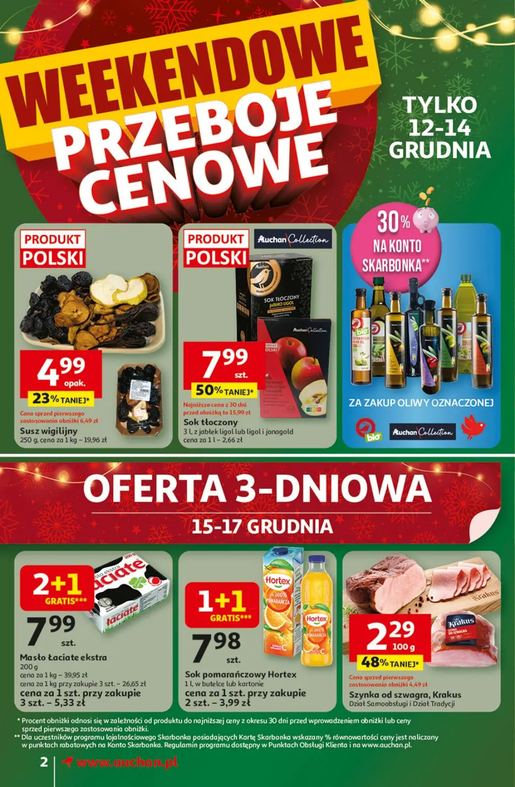 gazetka promocyjna Auchan Supermarket Święta jak babcię kocham - Strona 2
