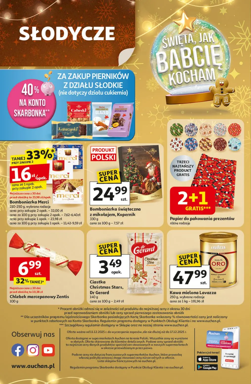 gazetka promocyjna Auchan Supermarket Święta jak babcię kocham - Strona 8