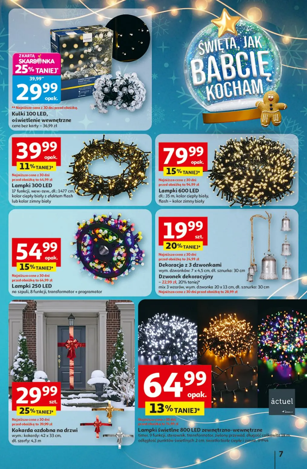 gazetka promocyjna Auchan Święta jak babcię kocham - Strona 7