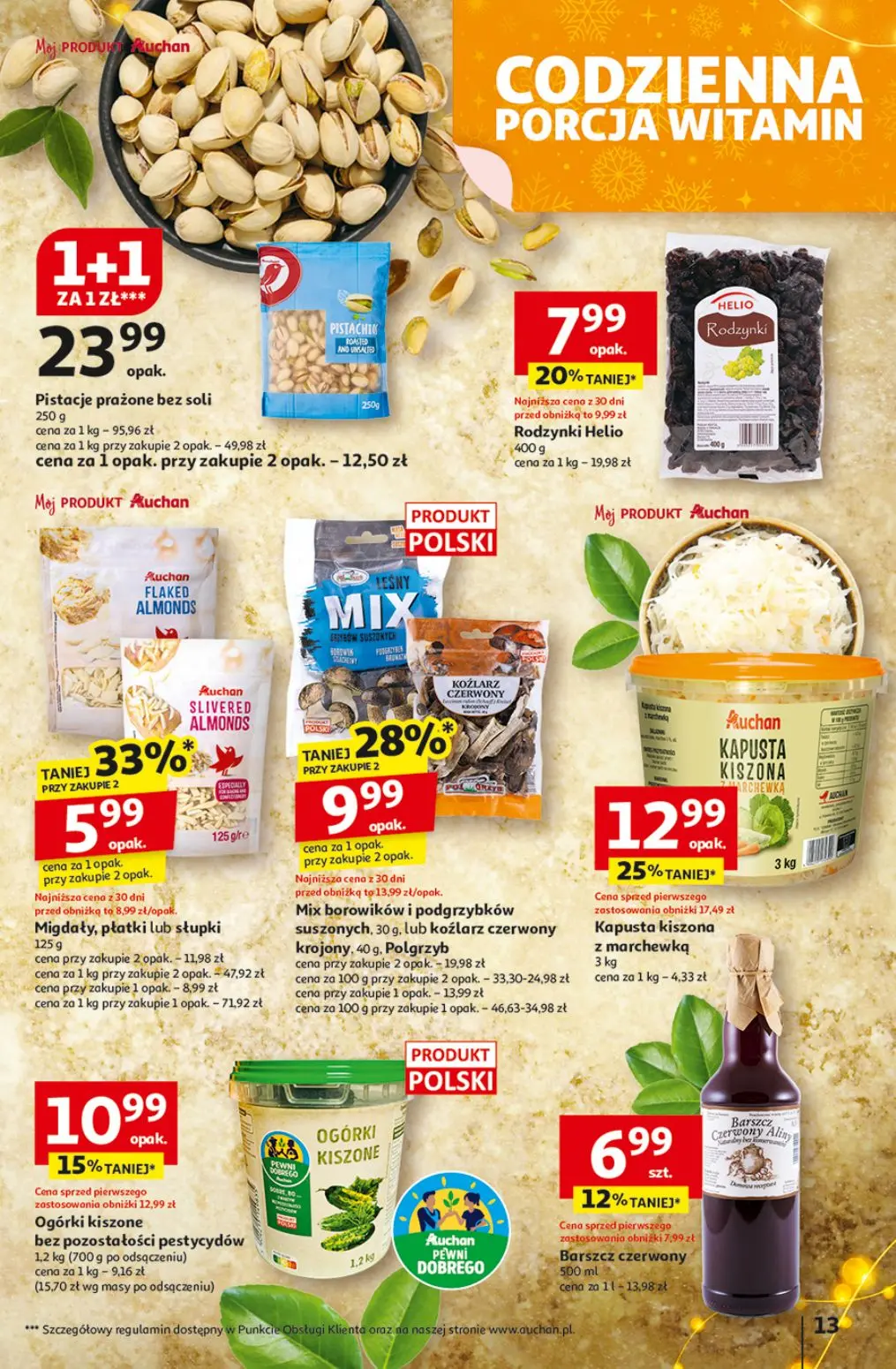 gazetka promocyjna Auchan Święta jak babcię kocham - Strona 13