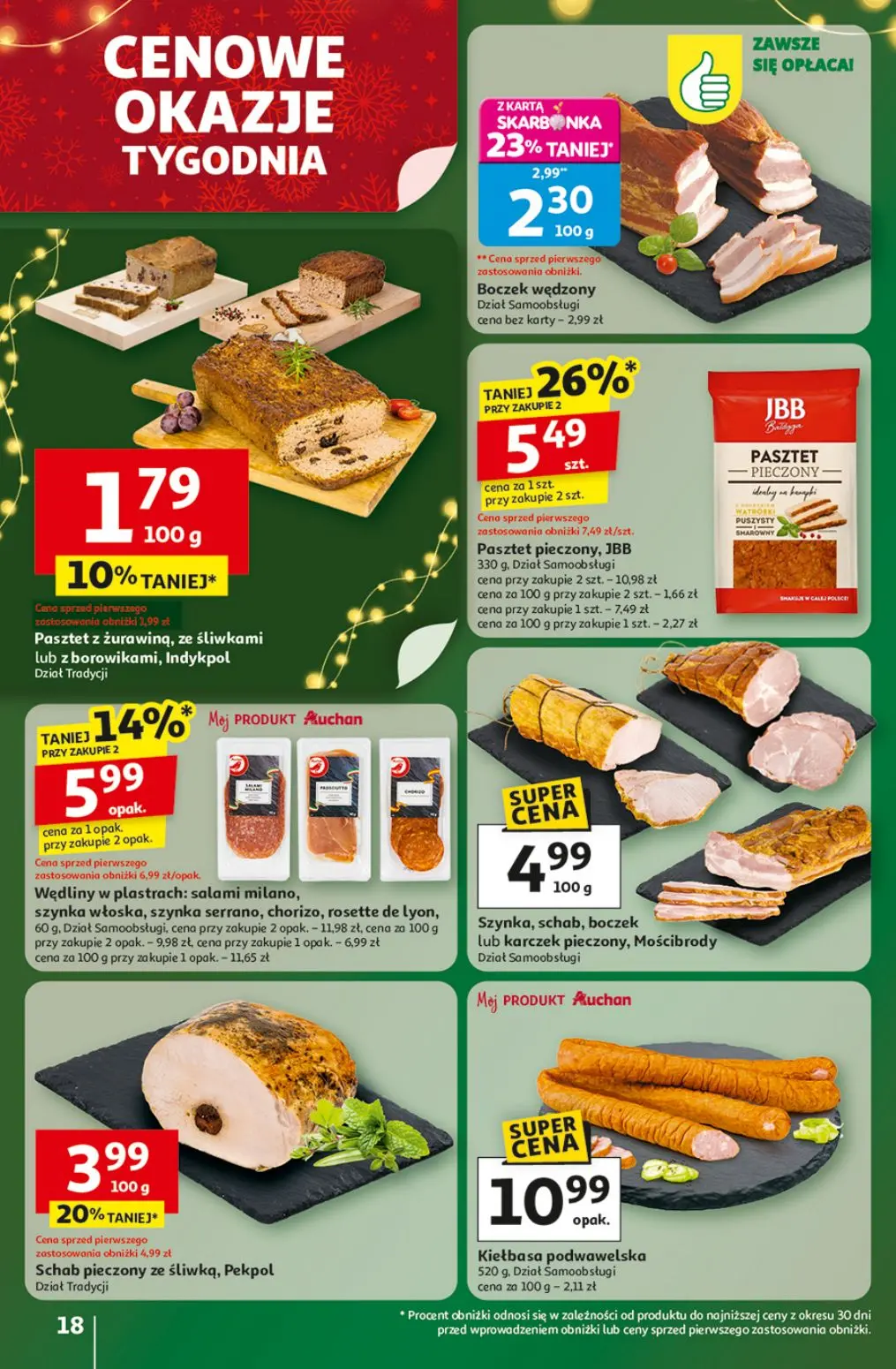 gazetka promocyjna Auchan Święta jak babcię kocham - Strona 18