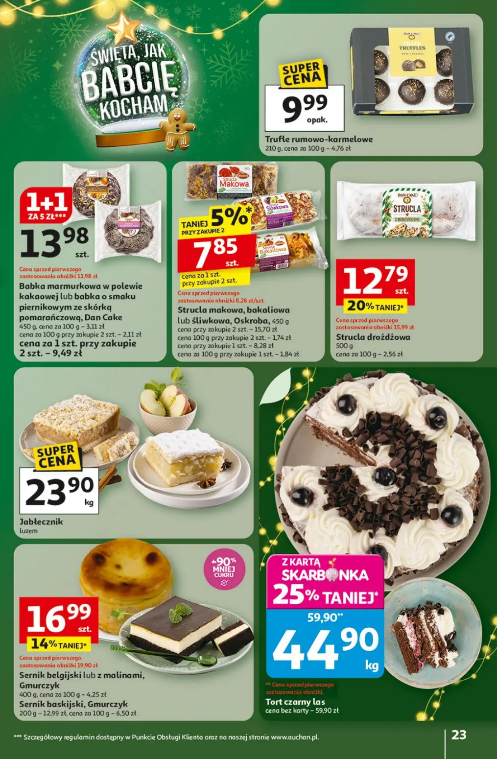 gazetka promocyjna Auchan Święta jak babcię kocham - Strona 23