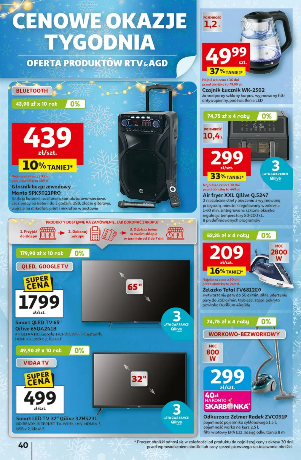 gazetka promocyjna Auchan Święta jak babcię kocham - Strona 40