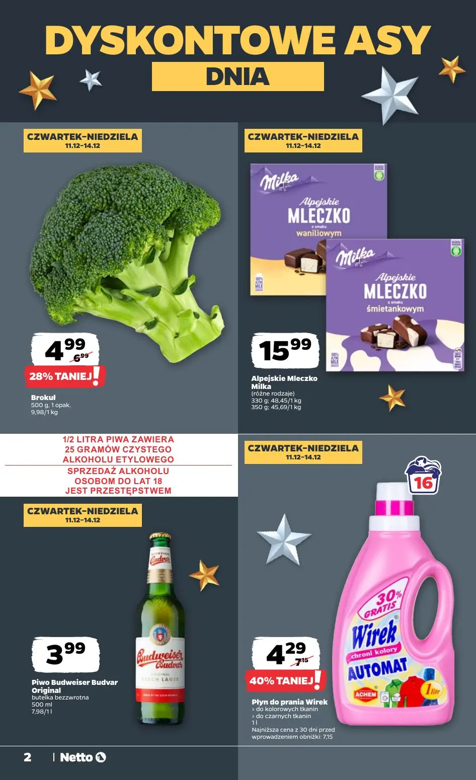 gazetka promocyjna NETTO Zadziwiająco tanie Święta - Strona 2