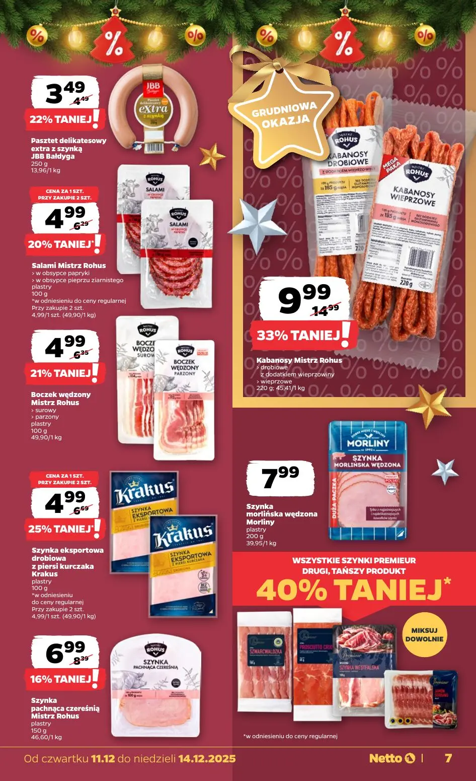 gazetka promocyjna NETTO Zadziwiająco tanie Święta - Strona 7