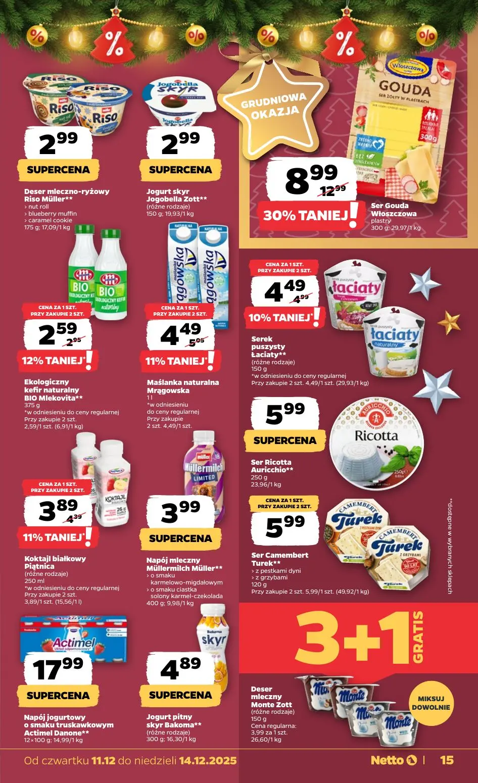 gazetka promocyjna NETTO Zadziwiająco tanie Święta - Strona 15