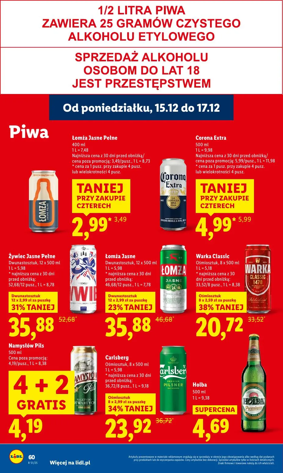 gazetka promocyjna LIDL Od poniedziałku - Strona 62