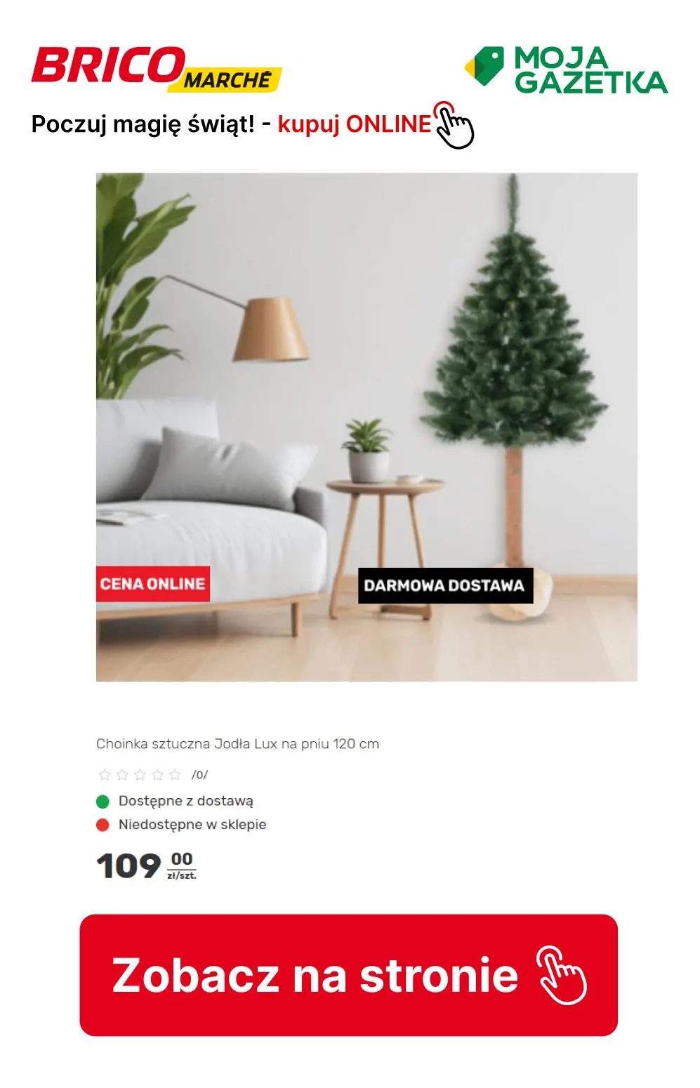 gazetka promocyjna BRICOMARCHE Kokarda za 1zł przy zakupie choinki! - Strona 2