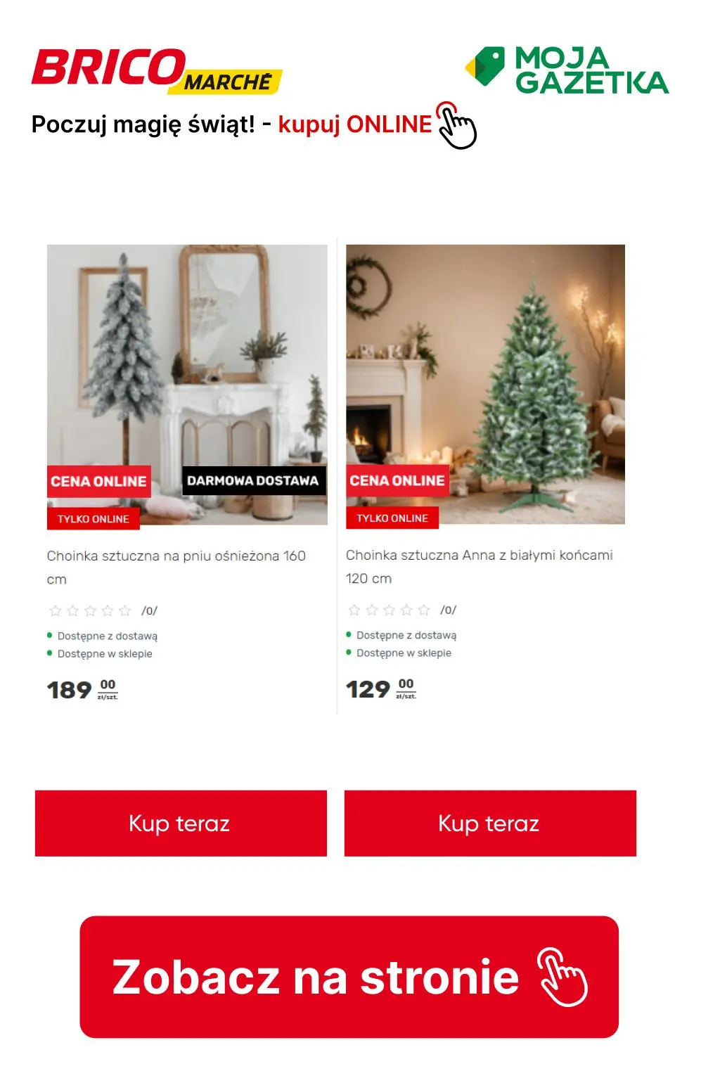 gazetka promocyjna BRICOMARCHE Kokarda za 1zł przy zakupie choinki! - Strona 7