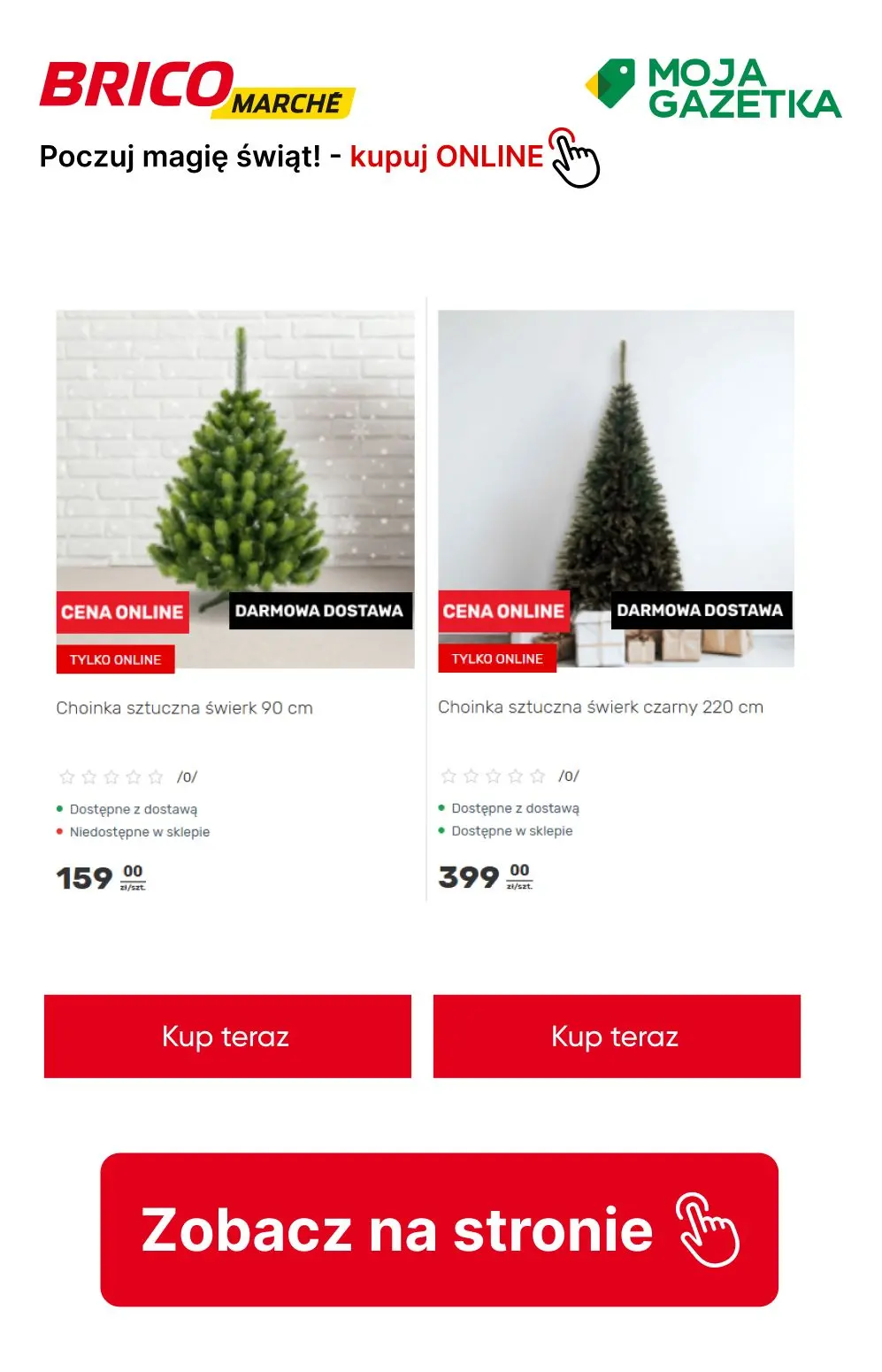 gazetka promocyjna BRICOMARCHE Kokarda za 1zł przy zakupie choinki! - Strona 10