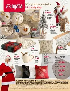 Gazetka promocyjna Agata, ważna od 2025-12-01 do 2025-12-21.