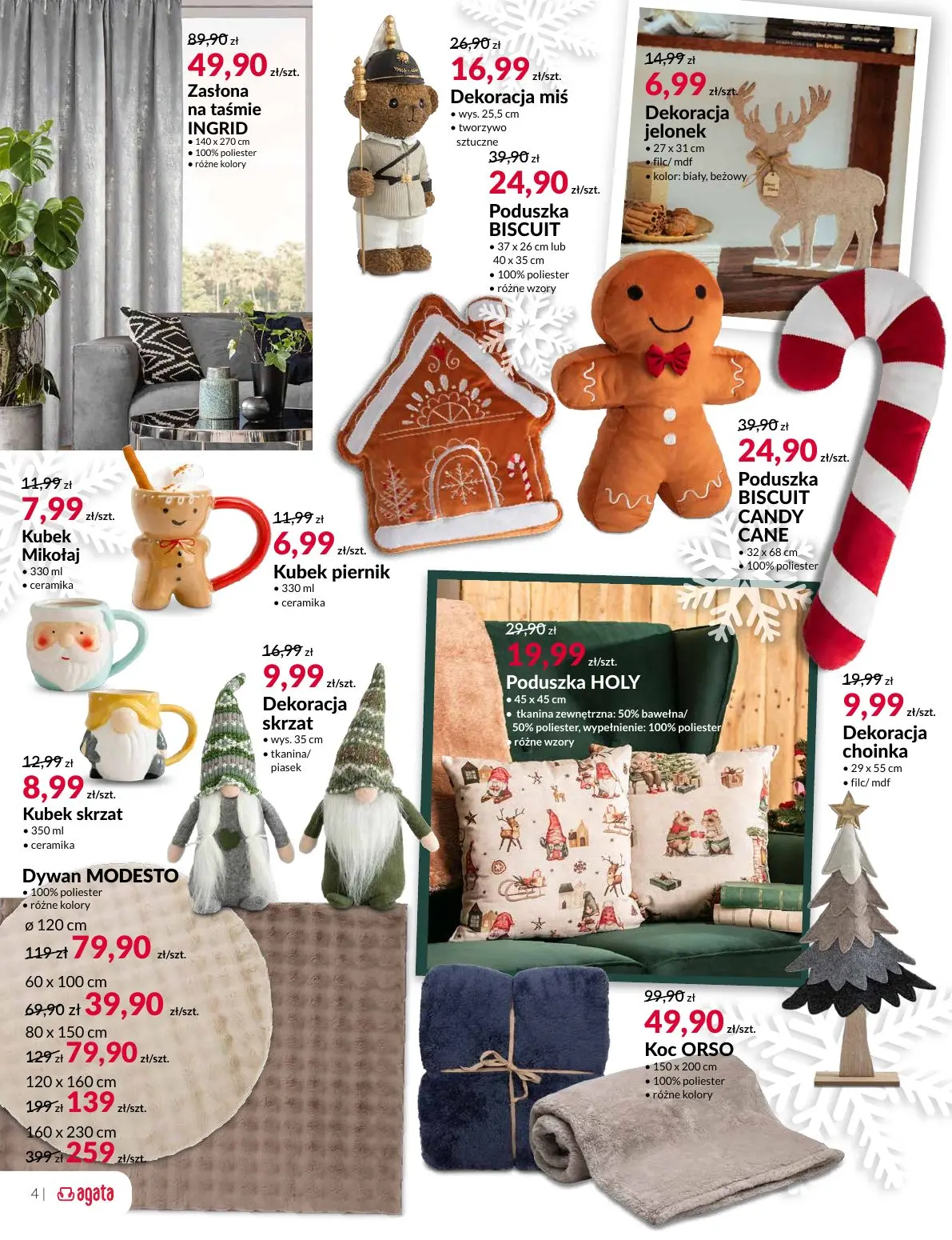 gazetka promocyjna Agata Przytulne święta - Strona 4