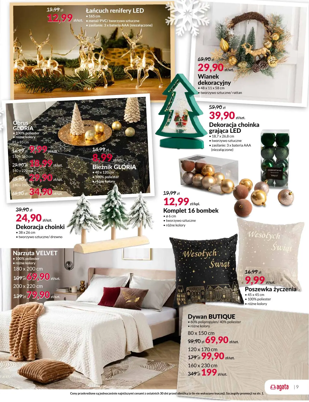 gazetka promocyjna Agata Przytulne święta - Strona 9