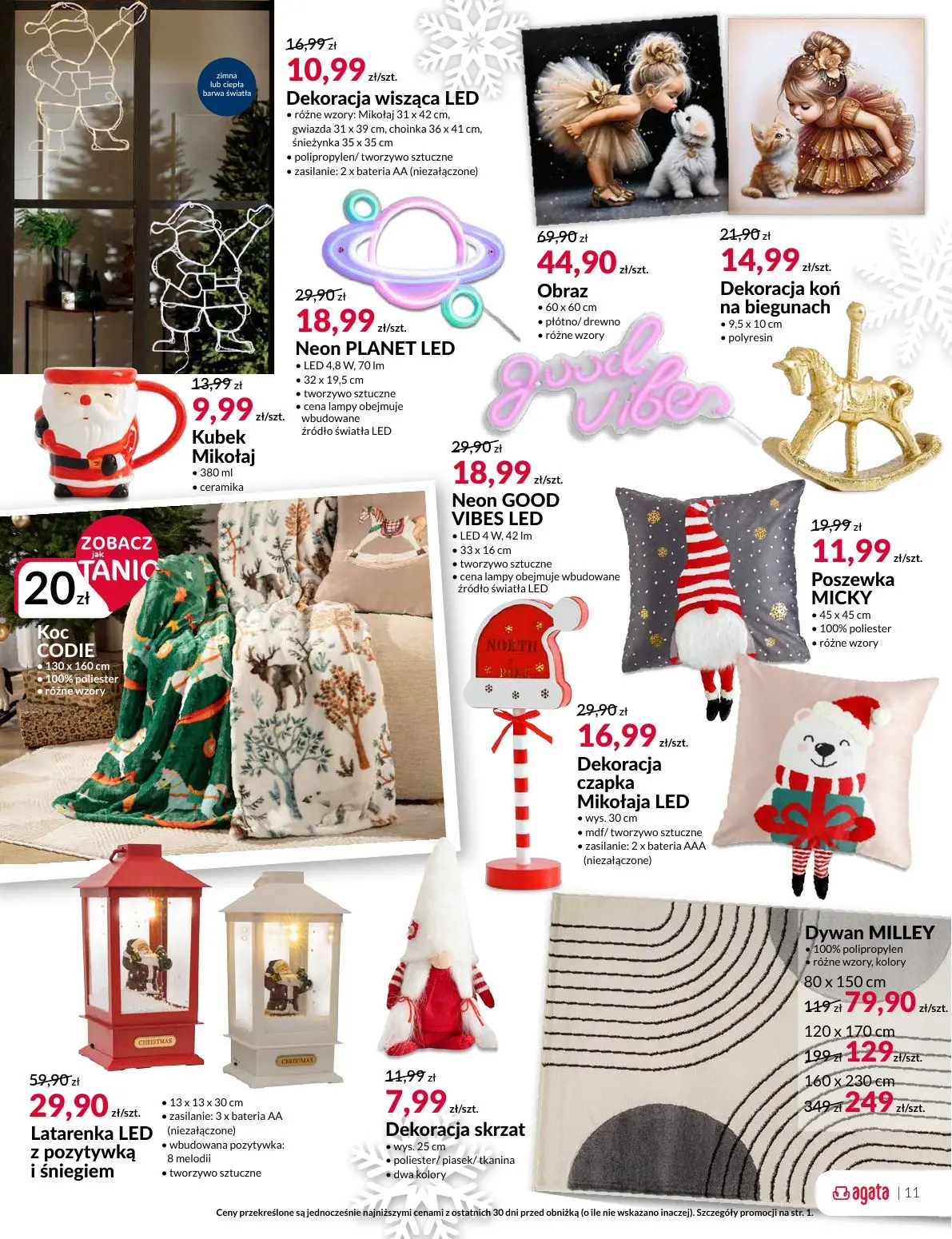 gazetka promocyjna Agata Przytulne święta - Strona 11