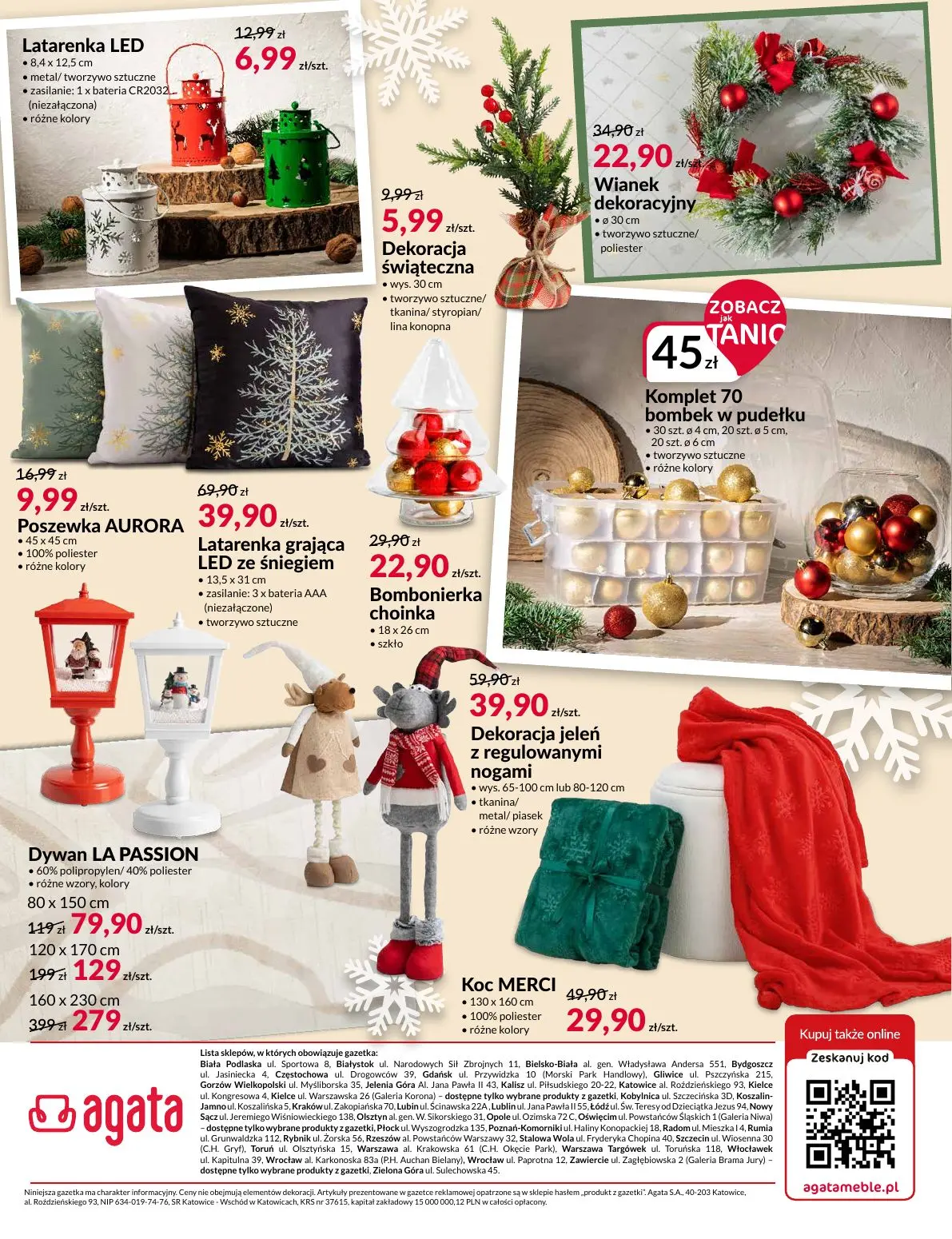 gazetka promocyjna Agata Przytulne święta - Strona 12