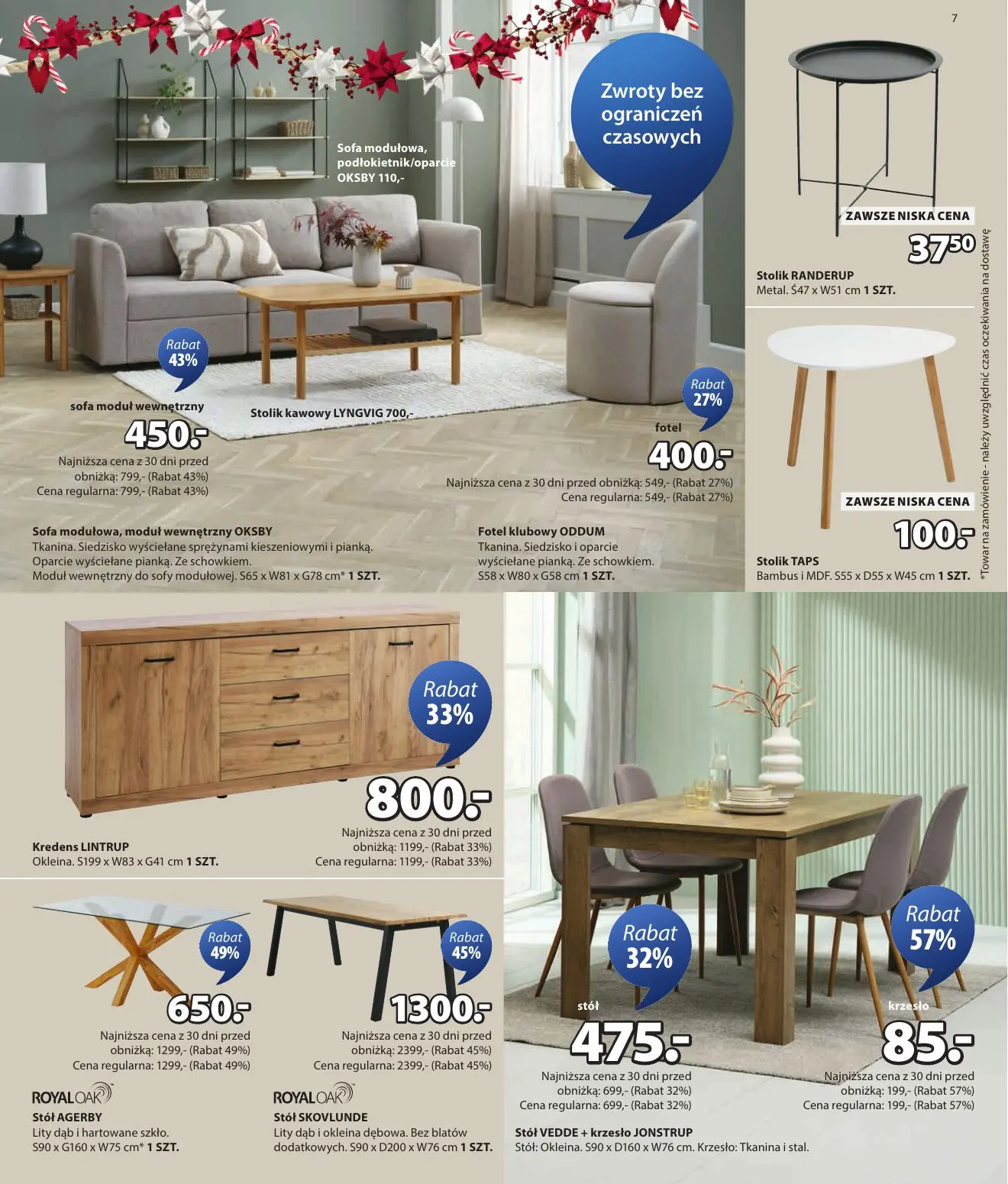 gazetka promocyjna JYSK Fantastyczne oferty świąteczne - Strona 7